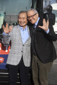 George Takei is inducted into the Ride of Fame in New York
