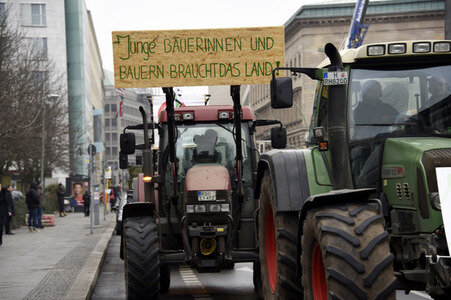 Demonstration 'Wir haben es Satt!' in Berlin