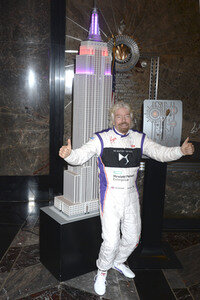 Empire State Building Lighting Ceremony mit Richard Branson in New York