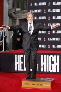 Hand and Footprint Ceremony mit Jeff Bridges in Los Angeles