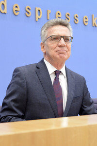 Pressekonferenz zur Entwicklung und aktuellen Flüchtlingszahlen in Berlin