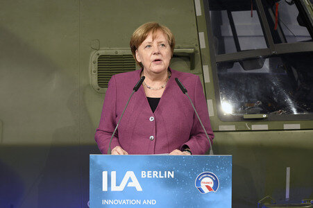 Eröffnung der Luftfahrtmesse ILA 2018 in Berlin