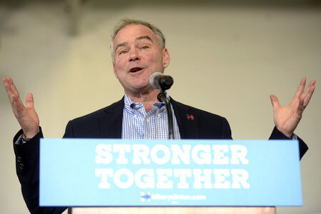 Wahlkampfveranstaltung mit Tim Kaine in Bethlehem