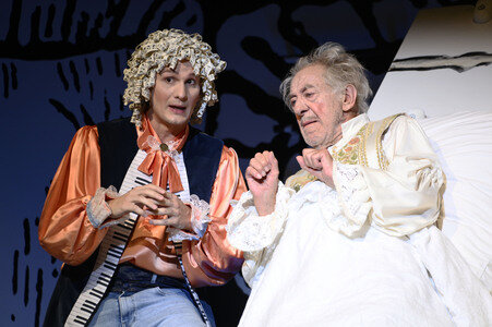 Theaterprobe 'Der eingebildet Kranke' in Berlin