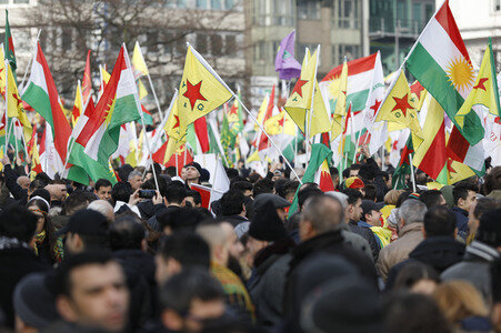 Kurden-Demo in Köln