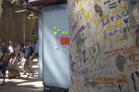 Las Ramblas nach dem Terroranschalg in Barcelona