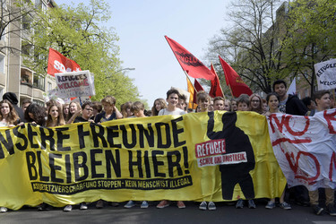 Schülerdemo für Flüchtlingsrechte, Berlin