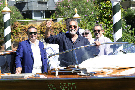 Ankunft von Fabio Testi am Hotel Excelsior, Internationale Filmfestspiele von Venedig 2025