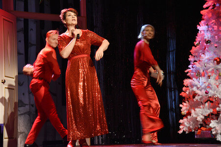 Fotoprobe 'Gayle Tufts - Very Christmas' in Berlin