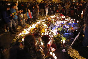 Fans am Unfallort von Paul Walker