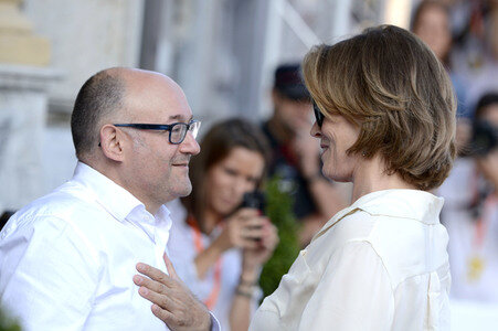 Ankunft auf dem San Sebastian Film Festival 2016