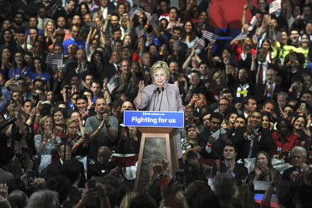 Hillary Clinton bei der NY State Democratic Primary Victory Celebration in New York