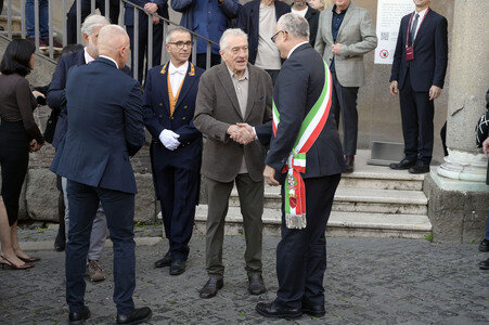 Verleihung des Lupa Capitolina an Robert De Niro in Rom