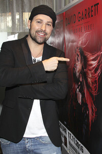 Pressekonferenz mit David Garrett in Hamburg