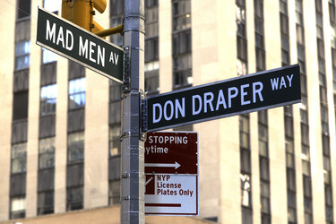 'Mad Men' Kunstinstallation Enthüllung, New York