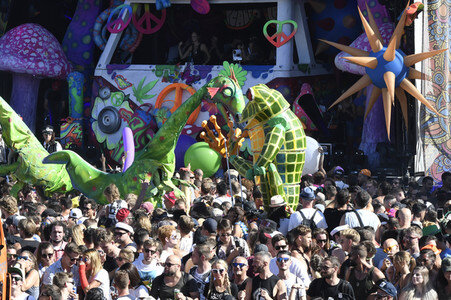 Street Parade 2018 in Zürich
