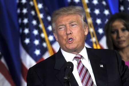 Wahlkampfrede von Donald Trump in Briarcliff Manor