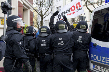 'Cottbus nazifrei' Demonstration, Cottbus
