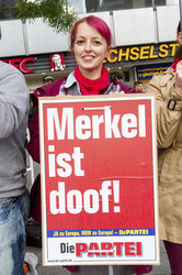 Demo von 'Die Partei', Berlin
