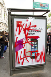 Demonstration gegen die Front National, Paris