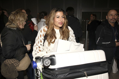 Rückkehr aus dem Dschungel-Camp 2026 auf dem Flughafen Frankfurt am Main