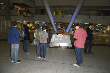 Flughafen Düsseldorf nach Flugzeugunglück
