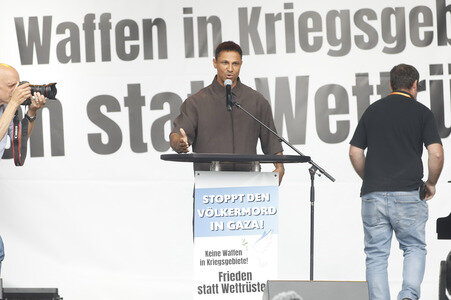 Kundgebung für Frieden im Gazastreifen in Berlin