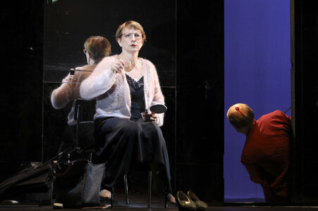 Theaterprobe 'Glückliche Tage' in Berlin