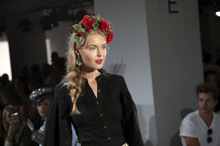 Lena Hoschek Fashion Show auf der Mercedes-Benz Fashion Week Berlin Spring/Summer 2018