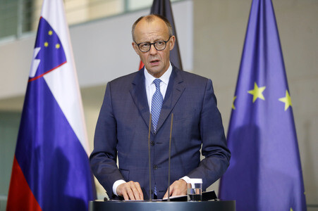 Empfang des Ministerpräsidenten von Slowenien in Berlin