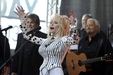 Dolly Parton bei der NBC-Show 'Today', New York