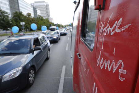 Demonstration für die Freilassung von Deniz Yücel in Berlin