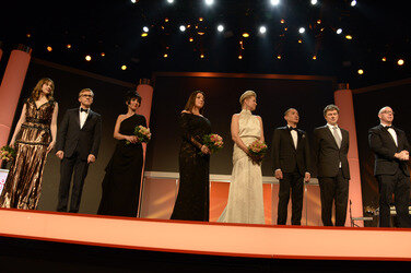 Greta Gerwig, Christoph Waltz, Mitra Farahani, Barbara Broccoli, Trine Dyrholm, Tony Leung, Michel Gondry, James Schamus