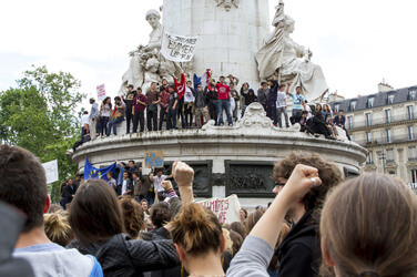 Demonstration gegen die Front National, Paris