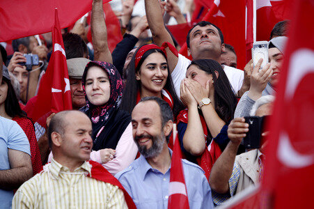 Erdogan-Demo in Köln