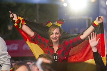 WM-Fanmeile beim Spiel Deutschland gegen Ghana, Berlin