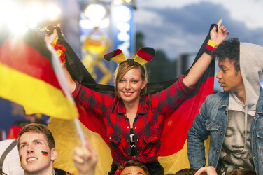 WM-Fanmeile beim Spiel Deutschland gegen Ghana, Berlin