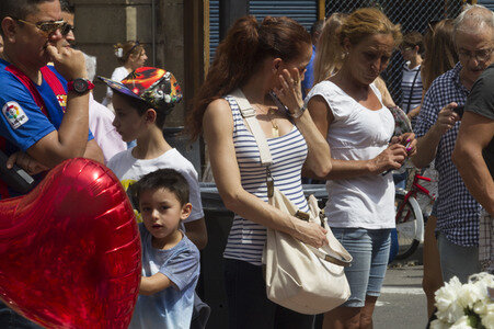 Las Ramblas nach dem Terroranschalg in Barcelona