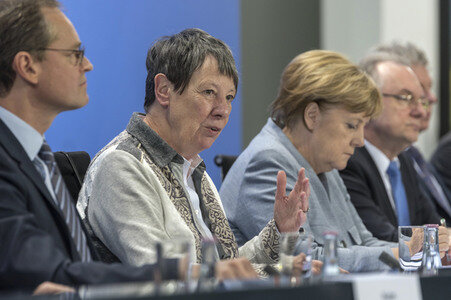 Pressekonferenz zum Thema Luftqualität in Berlin
