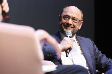 Martin Schulz zu Gast bei 'BRIGITTE Live' in Berlin
