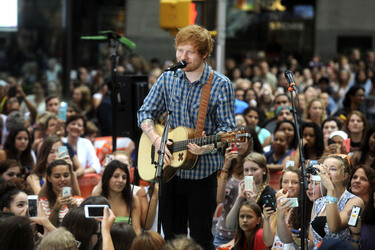 Ed Sheeran in der NBC-Show 'Today', New York