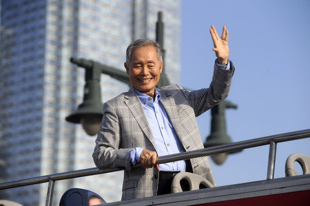 George Takei is inducted into the Ride of Fame in New York
