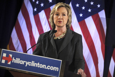 Hillary Clinton spricht in New York