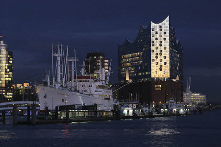 Die Elbphilharmonie in Hamburg
