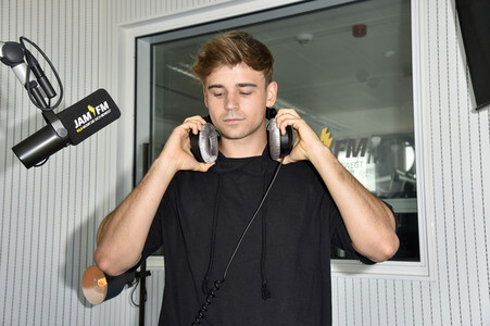 Moritz Garth bei Radio Jam FM in Berlin