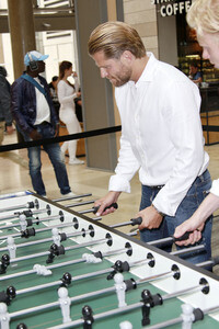 Kickern mit Paul Janke zur Fussball-EM in Hamburg