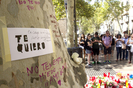 Las Ramblas nach dem Terroranschalg in Barcelona