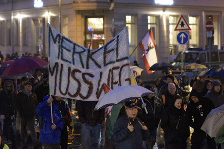 'Merkel muss weg' Demo in Berlin