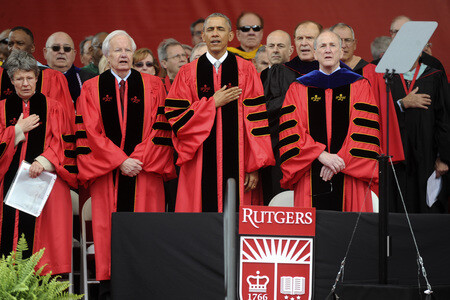 Barack Obama erhält Ehrendoktorwürde in New Brunswick