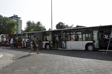 Schienenersatzverkehr in Rastatt